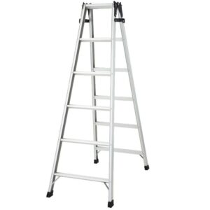 軽量はしご兼用脚立 アルミ 天板トレー付 (1.7m)5段