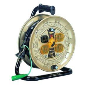 コードリール(小型 屋内用) 100V型 コード10m(コンセント防塵シャッター付)