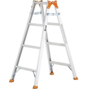 はしご兼用脚立 アルミ リベット 折り畳み式4段